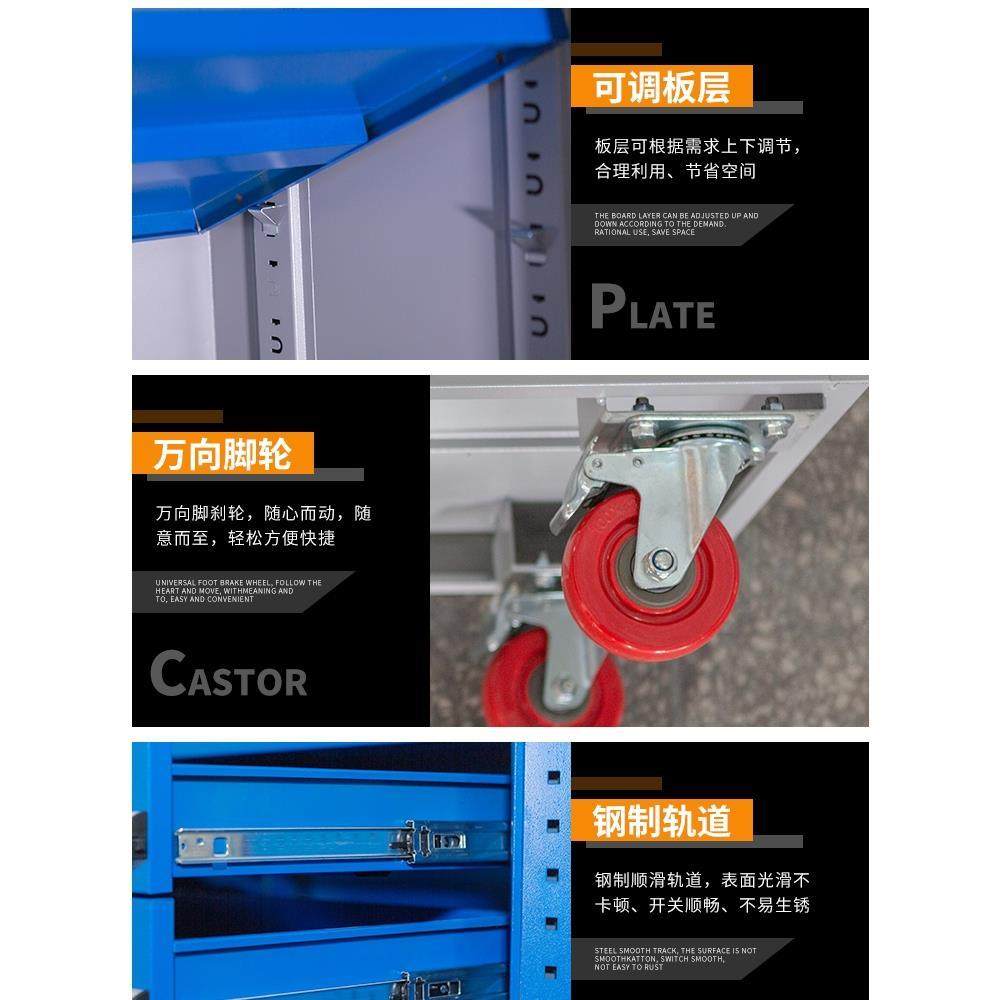 重型工具柜铁皮柜车间用工具箱双开门工厂储物柜安全工具柜子加厚,淘宝优惠券,粉丝福利购,淘宝优惠卷