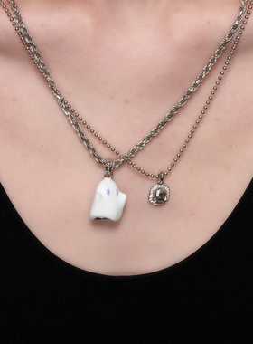 MARSEVEN戴面具的幽灵项链