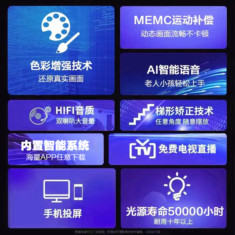 轰天炮新款家用wifi无线手机投影仪 轰天炮思达投影机