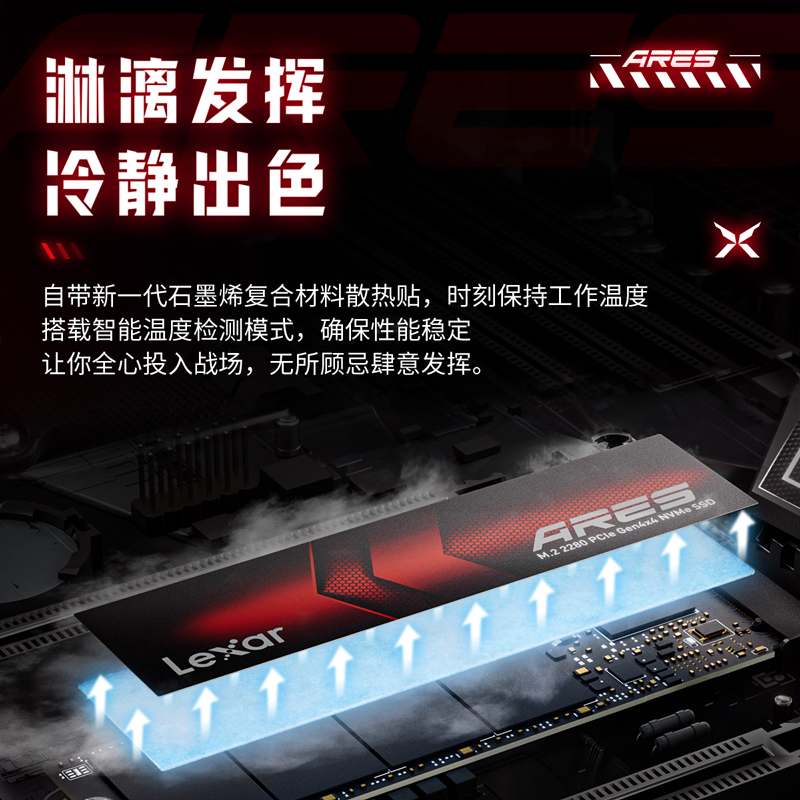 雷克沙4TB固态硬盘PCIe4.0台式机笔记本移动NVMe M.2 长江存储TLC - 图2