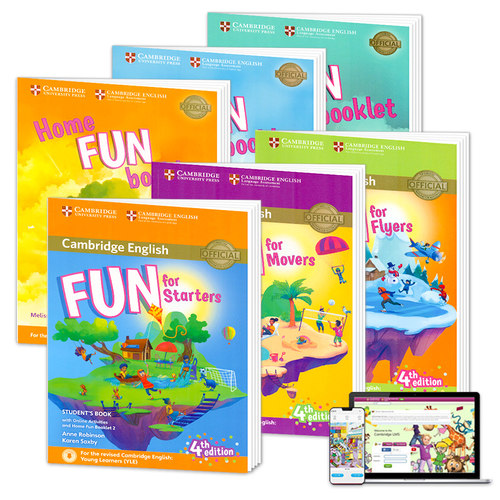 【自营】Fun for Starters 剑桥国际少儿英语 Fun For 剑桥少儿英语 funfor YLE官方考试教材 Fun for Movers Flyers 剑桥考级真题 - 图0