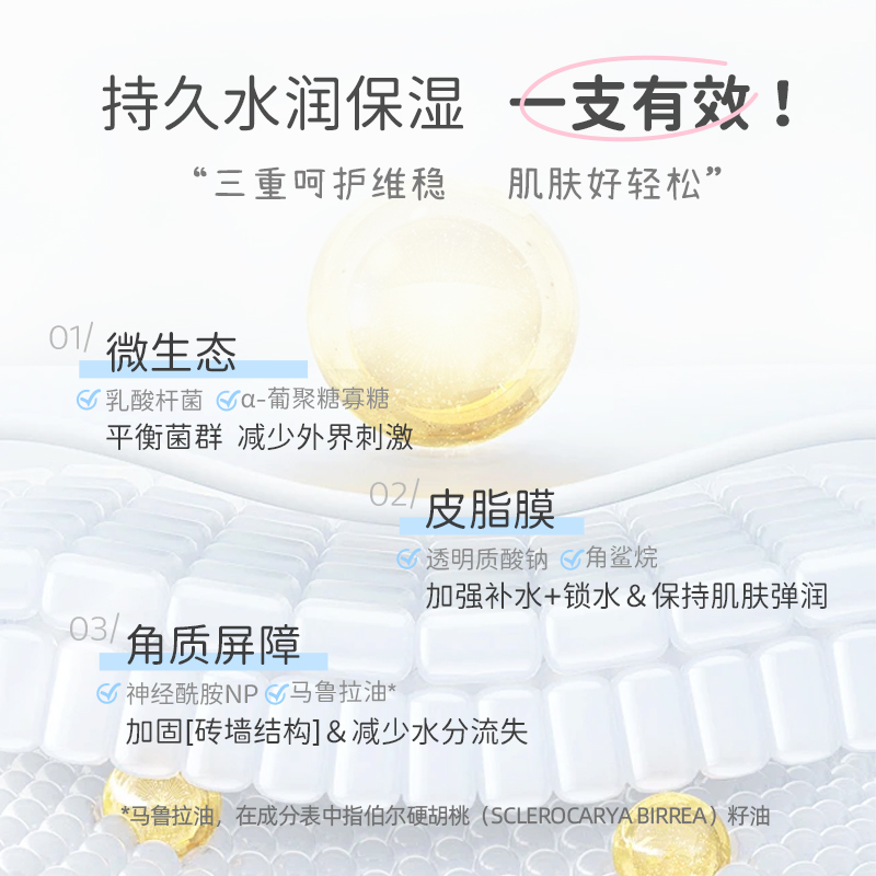 芮洣舒婴幼儿童保湿倍润精华霜宝宝大白霜50g旅行便携装身体面霜