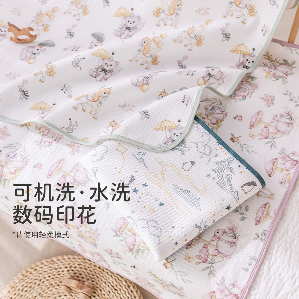 婴儿隔尿垫可水洗宝宝护理儿童床垫透气精梳棉幼儿园大尺寸姨妈垫