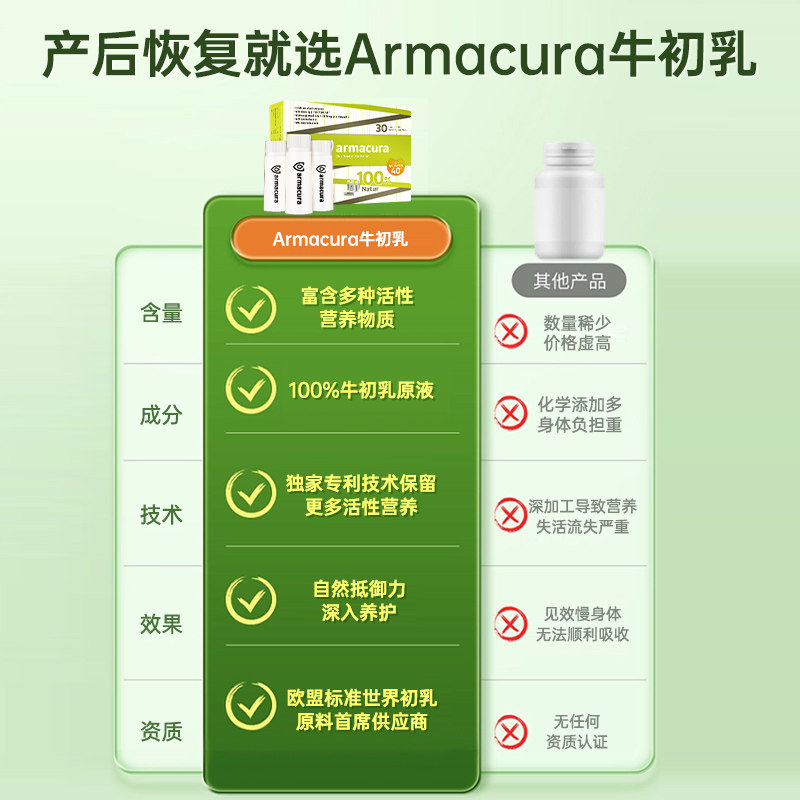  Armacura海外牛初乳