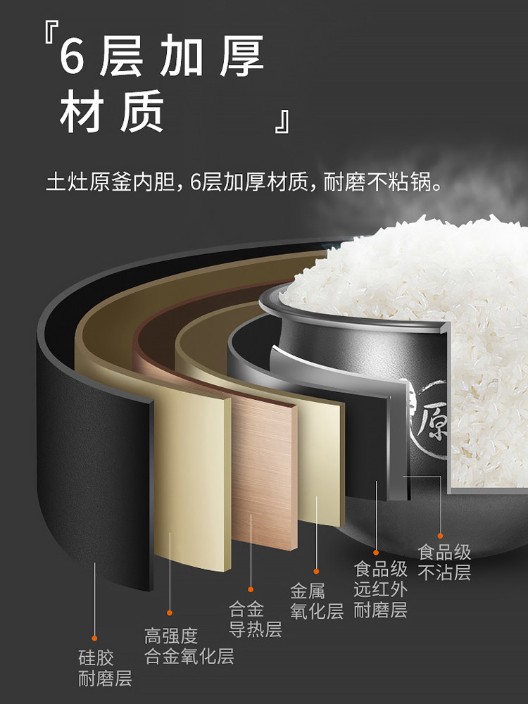 九阳多功能新品家用5升l电饭煲 九阳森玛电饭煲