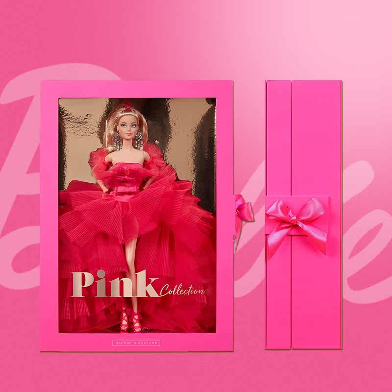 限量版barbie粉色典藏公主新年娃娃 心语星娃娃/配件