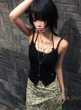 亚文化暗黑哥特风串珠项链