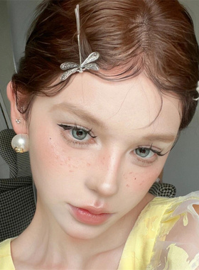 老友记Emily复古蜻蜓发夹
