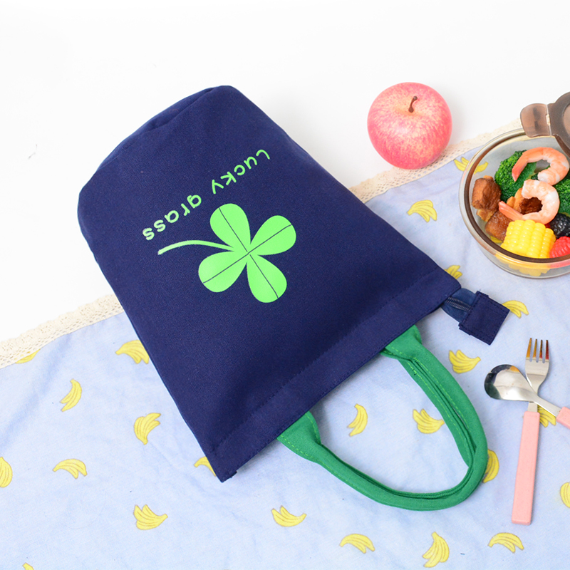 2025新款便当袋帆布手提袋通勤包女上班小拎包休闲外出时尚水桶包 - 图2