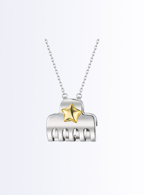 GlamEver发夹项链小巧简约时尚