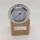 LIYA shock-resistant pressure gauge YN-60ZT axial edge oil-filled 60mm pressure gauge embedded in flange 2 minutes 1/4 PT