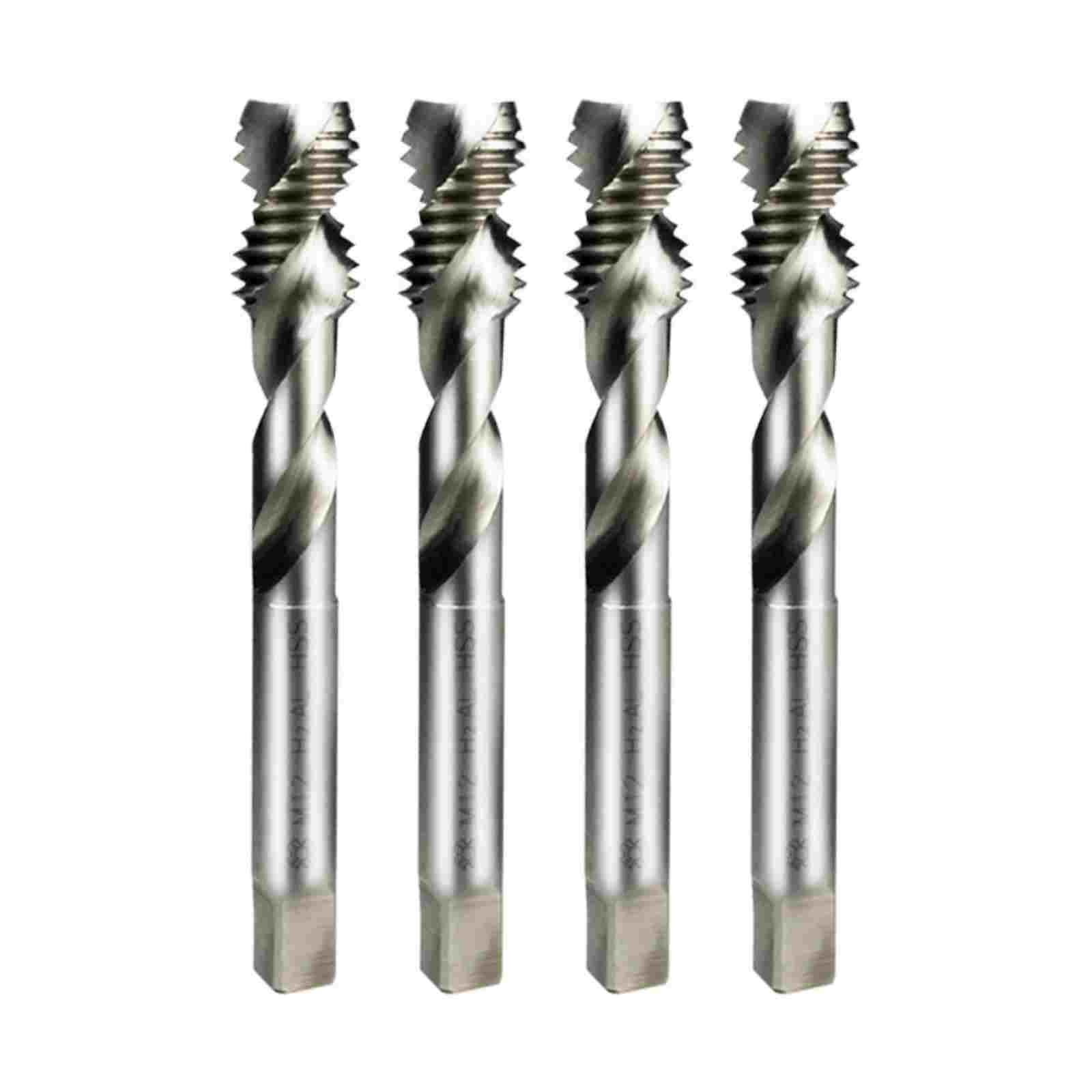 不锈钢铝用丝锥机用攻丝螺旋丝攻M2.5M3M4M5M6M8M10M12攻牙钻头 - 图3