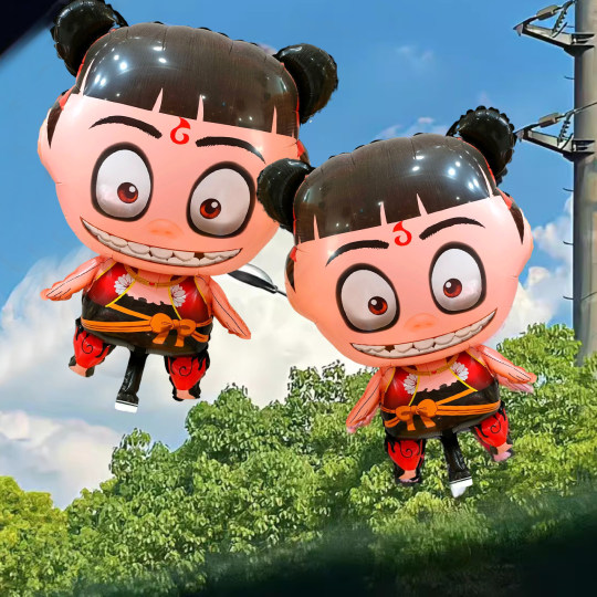 New balloon cartoon shape aluminum film helium balloon special-shaped cartoon mythical story floating baby sixty-one toy