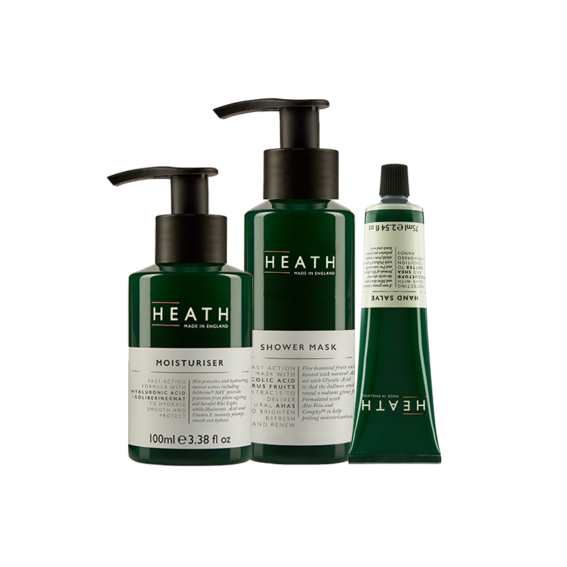 heath水分面霜护手霜男士补水面膜 HEATH海外男士护理套装
