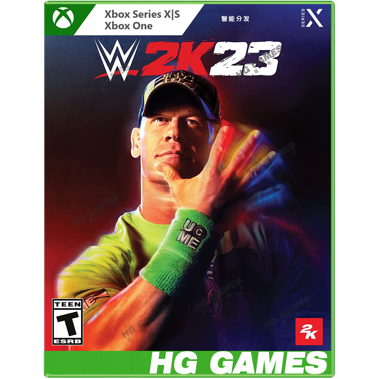 Xbox X1 XS次世代游戏出租借号美国职业摔角WWE2K23英文体育格斗