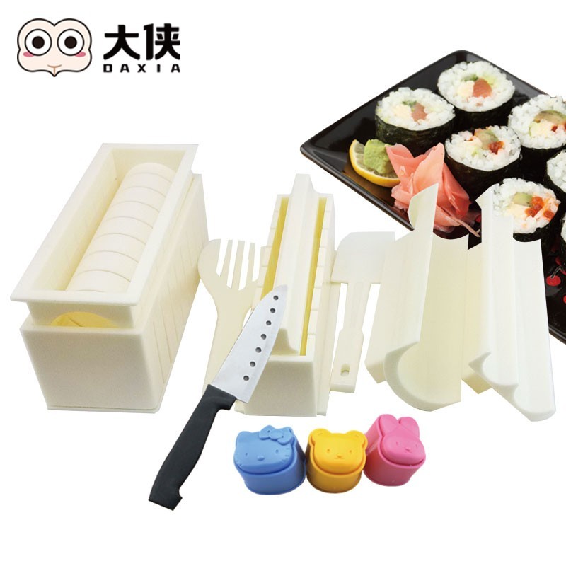 做寿司模具工具套装全套的专用磨具家用材料食材卷紫菜包饭团神器-图0