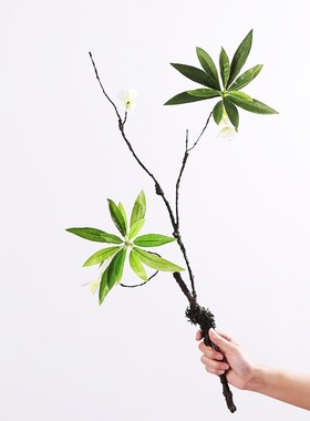 中式禅意仿真花水石榕枝假花