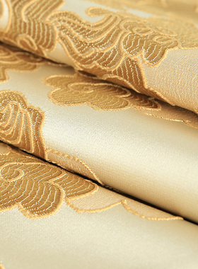 吉祥花现代简约茶几高档布艺