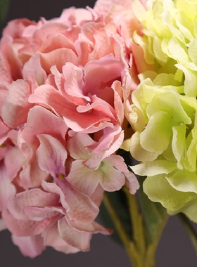 加州绣球袖口瓶花艺 仿真花绢花客厅装饰花 法式清新餐桌假花摆设