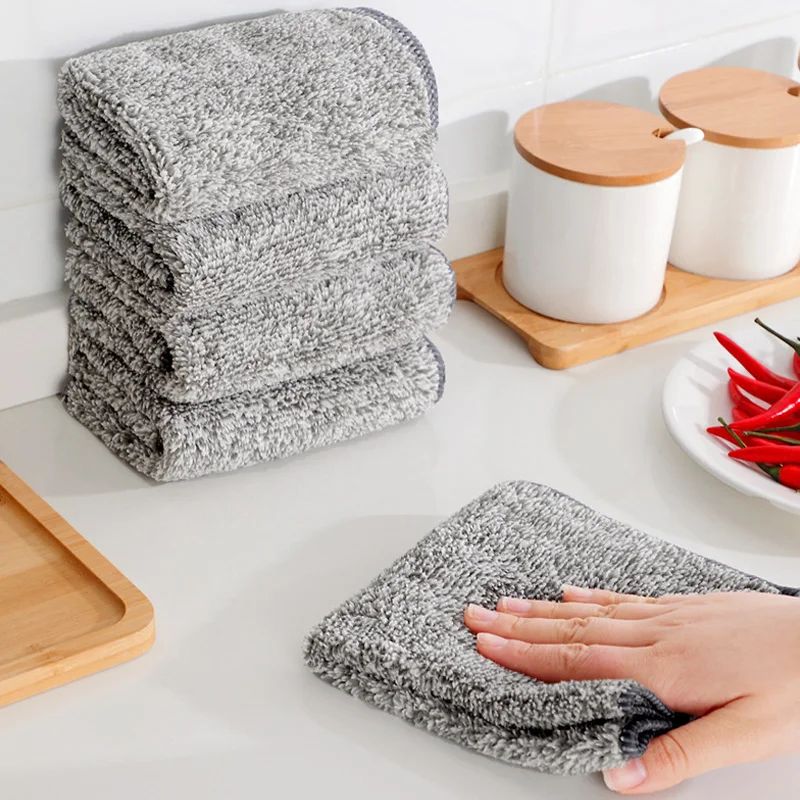 Dish Washing Wipe Cloth Microfiber Cleaning Cloth Dishcloth - 图1