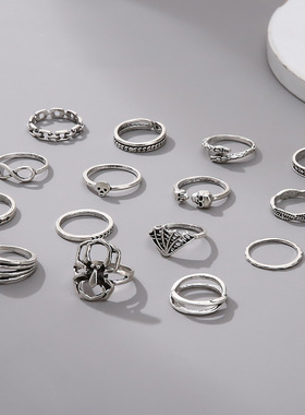 Fashion spider snake joint ring set ornaments欧美流行戒指