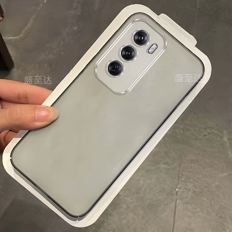Ice fog magnetic suction suitable for oppoReno12 mobile phone case new oppo5G transparent frosted Rone protective cover PJV110 all-inclusive anti-fall opopreno male por female opp0pp0125G ultra-thin