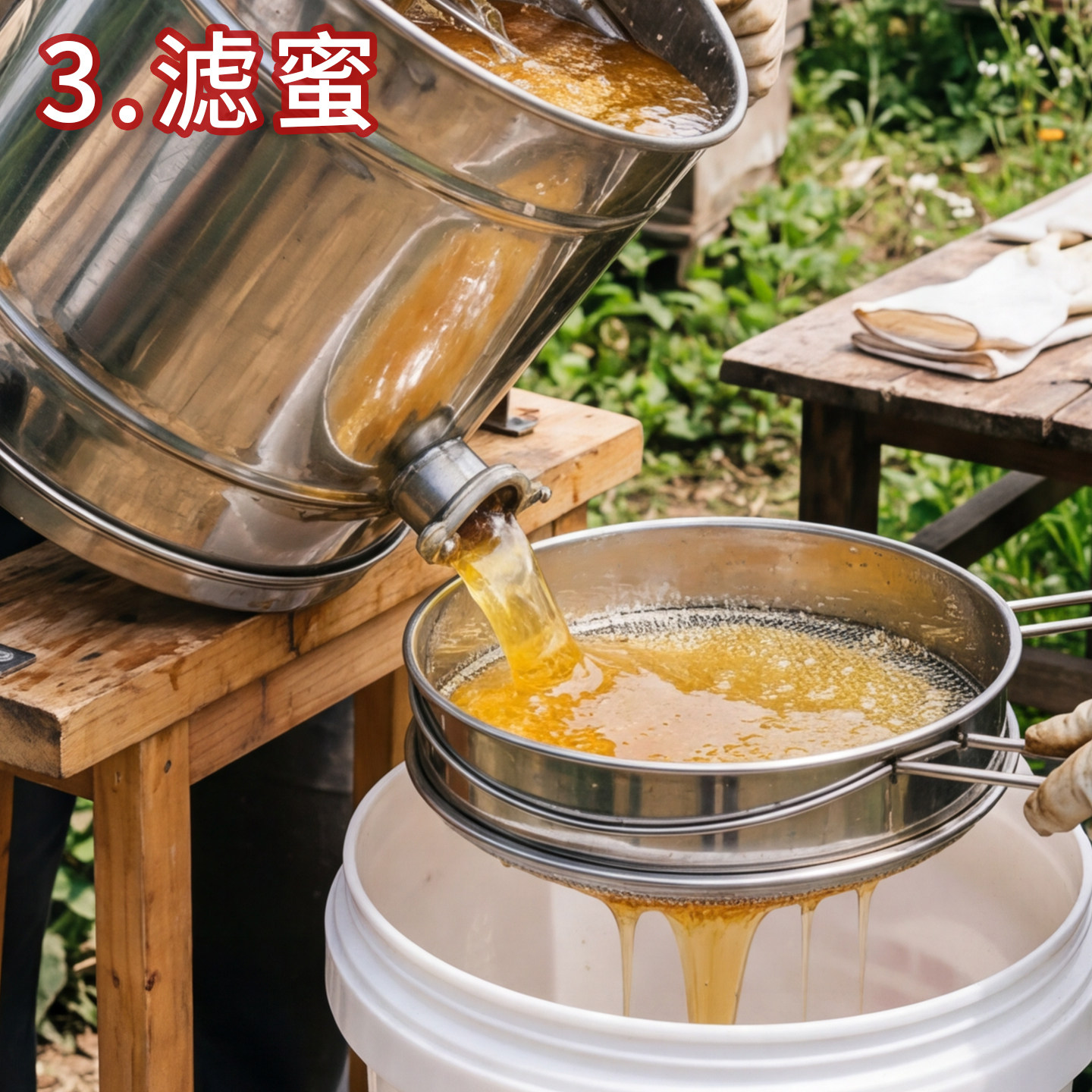 枣花蜂蜜太行山枣花蜜二斤农家自产自销正品蜂蜜