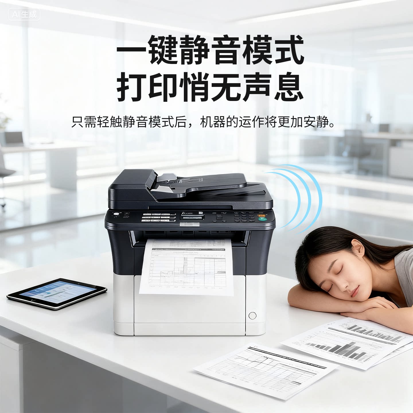 KYOCERA FS-1025MFP black and white laser all-in-one home office printer
