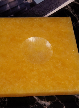 天然米黄玉风水球摆件招财白玉球