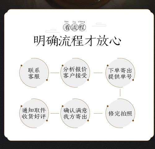 紫砂壶修复无痕修复壶盖修复纯手工补缺打磨修补中式壶把柴烧水煮 - 图3