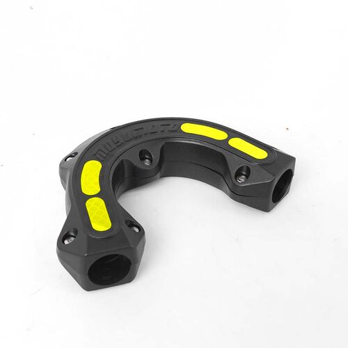 摩托车踏板车22mm护杠防摔块通用25mm保险杠缓冲保护胶套防摔胶垫 - 图3