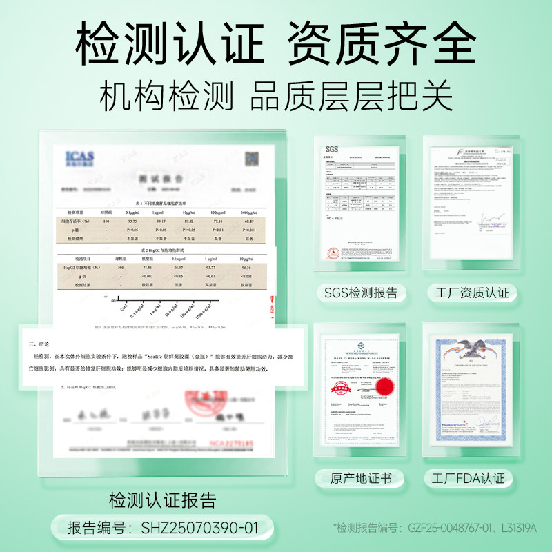 SorLife诗丽芙水飞蓟素奶蓟草胶囊熬夜养健旰加班男女士肝脏片