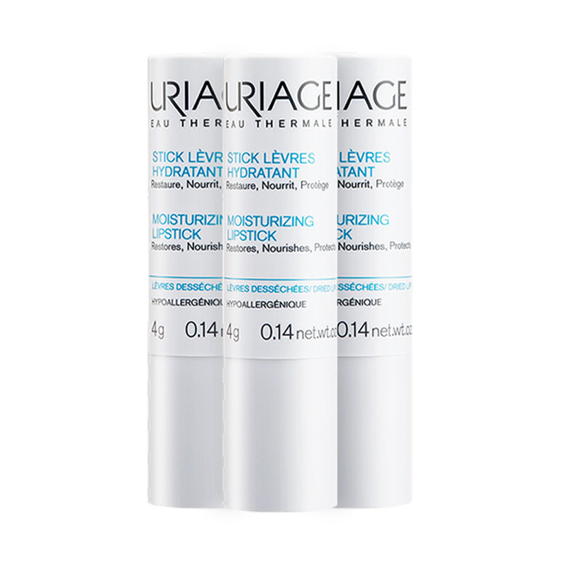 依泉/ uriage柔润修复润唇膏小白管 vantage海外润唇膏
