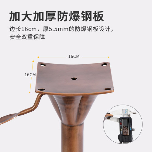 吧台椅设计师高级感简约轻奢升降高脚酒吧椅吧台凳家用岛台高椅子 - 图2