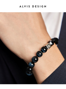 「ALVIS」天然虎眼石手串珠