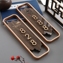 Upscale Hotel Guest Rooms Doorplate Number Plates Catering Hotel Luminous Interpack Compartment tea Room Tea Room Charter house brands Minegate room Number ID cards Chinese acrylic room Number of cards Creative customisation