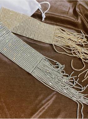 欧美风饰品ins风超闪满钻