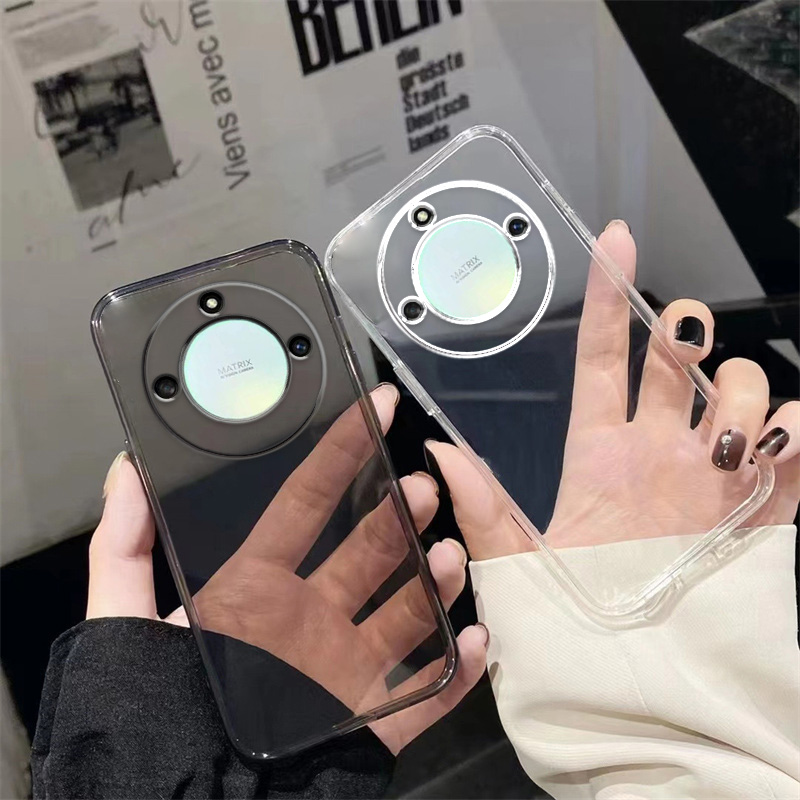 冠客适用荣耀X40直边相框手机壳honorX40RMOANoo叉四+硅胶保护套超薄软边透明四角加厚镜头全包男女新款 - 图2