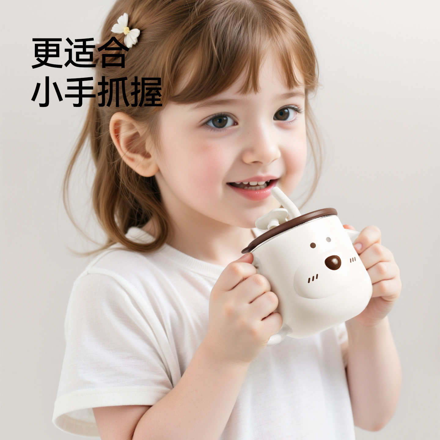 英氏婴儿吸管牛奶杯儿童水杯宝宝直饮外出喝奶瓶316L不锈钢刻度杯,淘宝优惠券,粉丝福利购,淘宝优惠卷