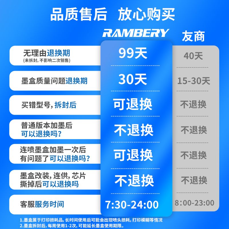 小米墨盒适用小米打印机米家打印MI喷墨打印一体机可加墨连喷家用办公学习作业扫描复印黑色彩色耗材替换墨盒 - 图3