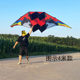 2023 new large glider kite for adults, breeze, long tail, high-end internet celebrity wholesale resin rod