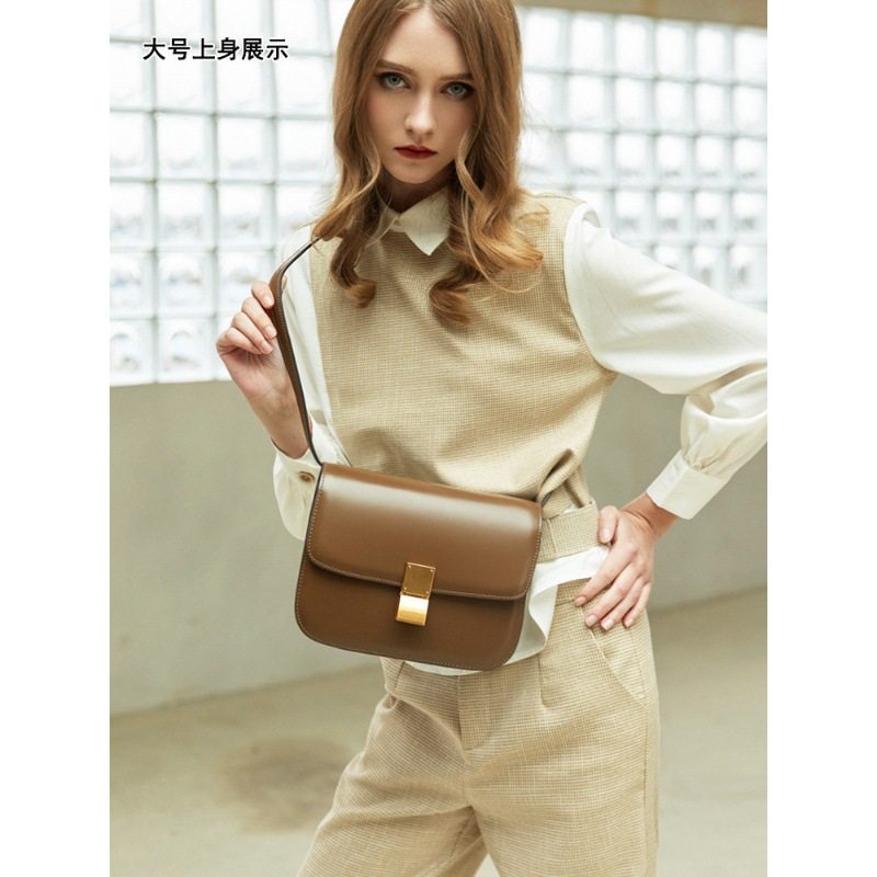 店酷奇真皮豆腐包小方包包2025新款时尚高级感婚包复古单肩斜挎包,淘宝优惠券,粉丝福利购,淘宝优惠卷