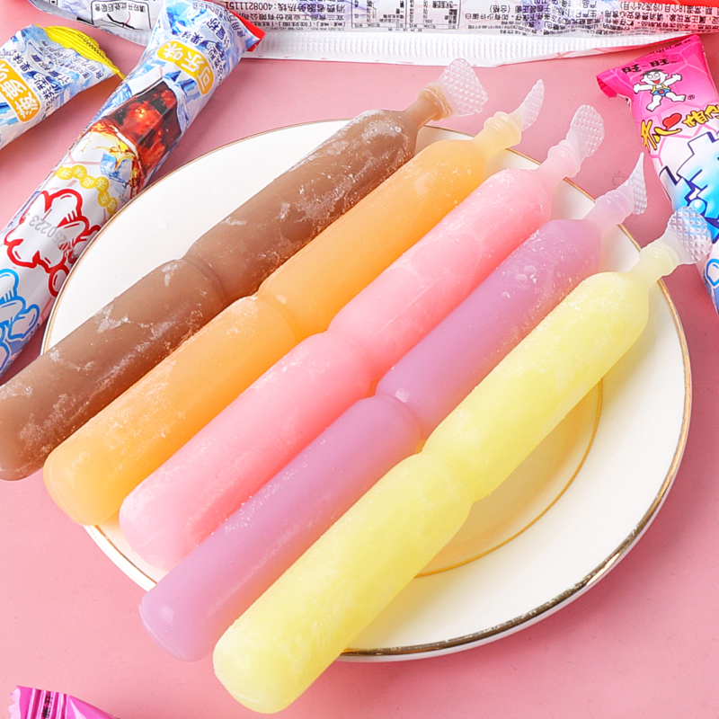 旺旺棒冰冰水果多口味碎冰冰棍饮料儿童休闲夏季旺仔零食品散装 - 图0