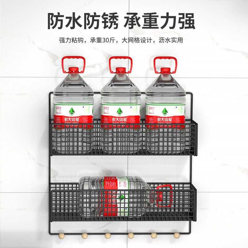 墙上置物架免打孔壁挂式居家用卧室宿舍神器卫生间浴室收纳架子,淘宝优惠券,粉丝福利购,淘宝优惠卷