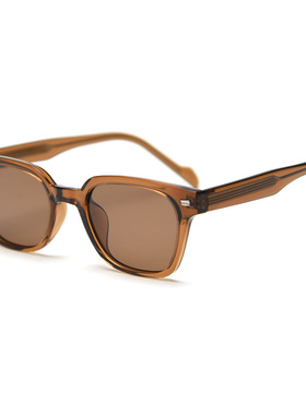 新款韩系TR90框板材脚复古太阳眼