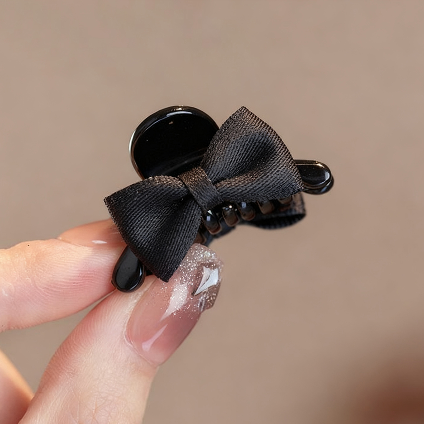 T抓夹/小/刘海C1pl0-侧边前额刘海发夹蝴蝶结小抓夹女发饰头饰 - 图0