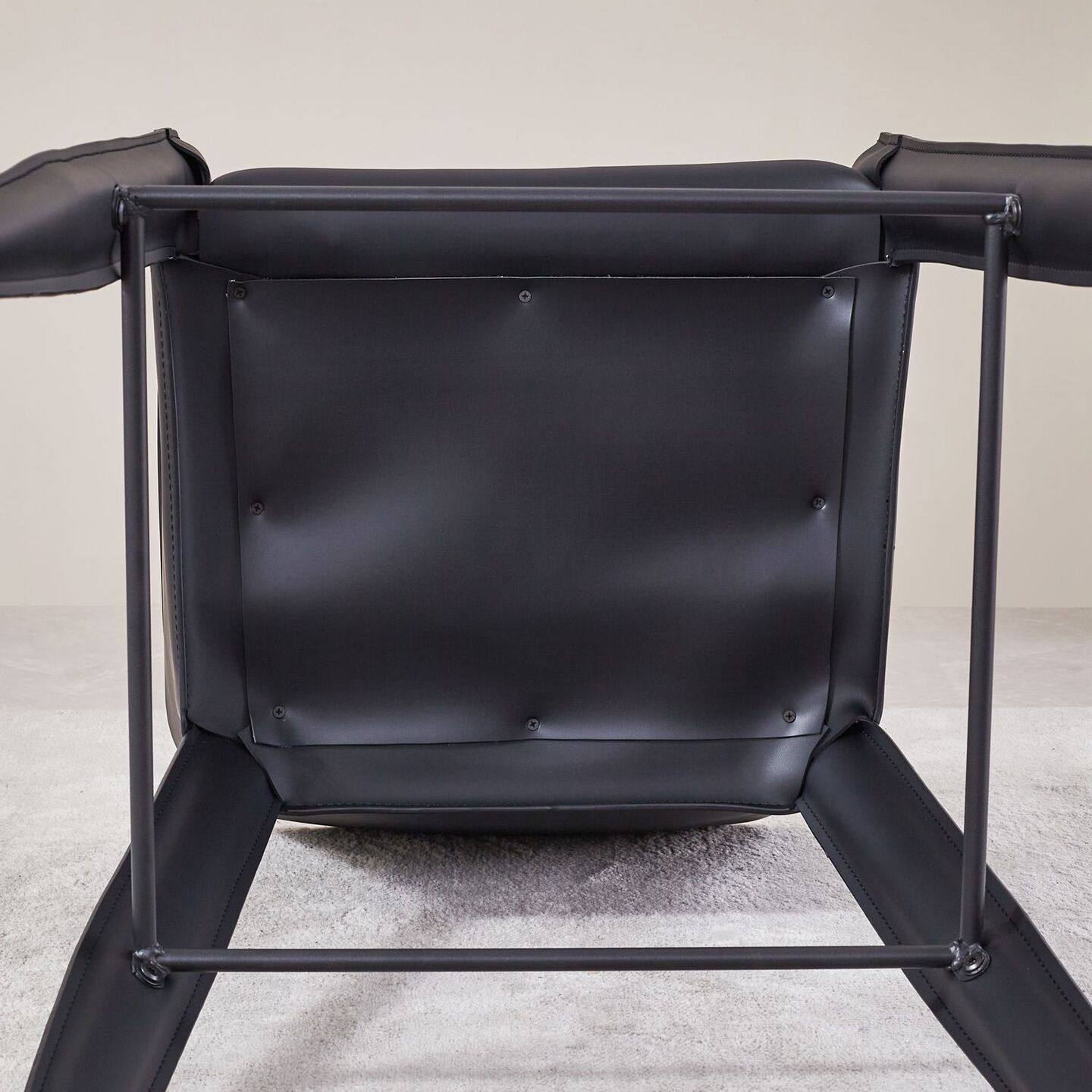 马鞍皮吧台椅意式极简高脚椅现代简约轻奢皮艺前台椅酒吧椅高脚凳,淘宝优惠券,粉丝福利购,淘宝优惠卷