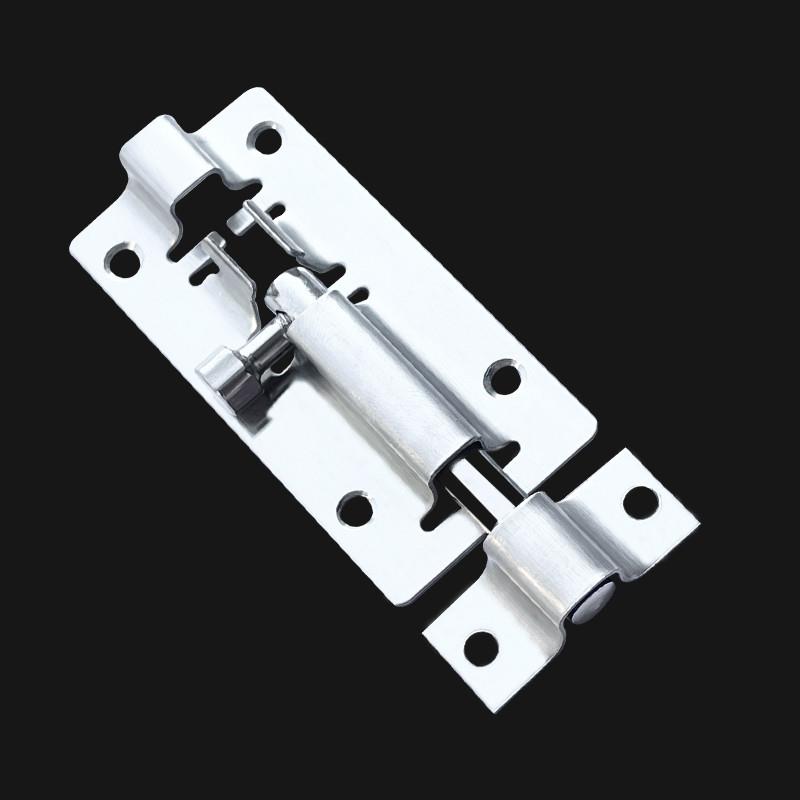 不锈钢插销防盗门栓明装挂锁门搭扣门闩木门扣锁工程小号门销老式 - 图2