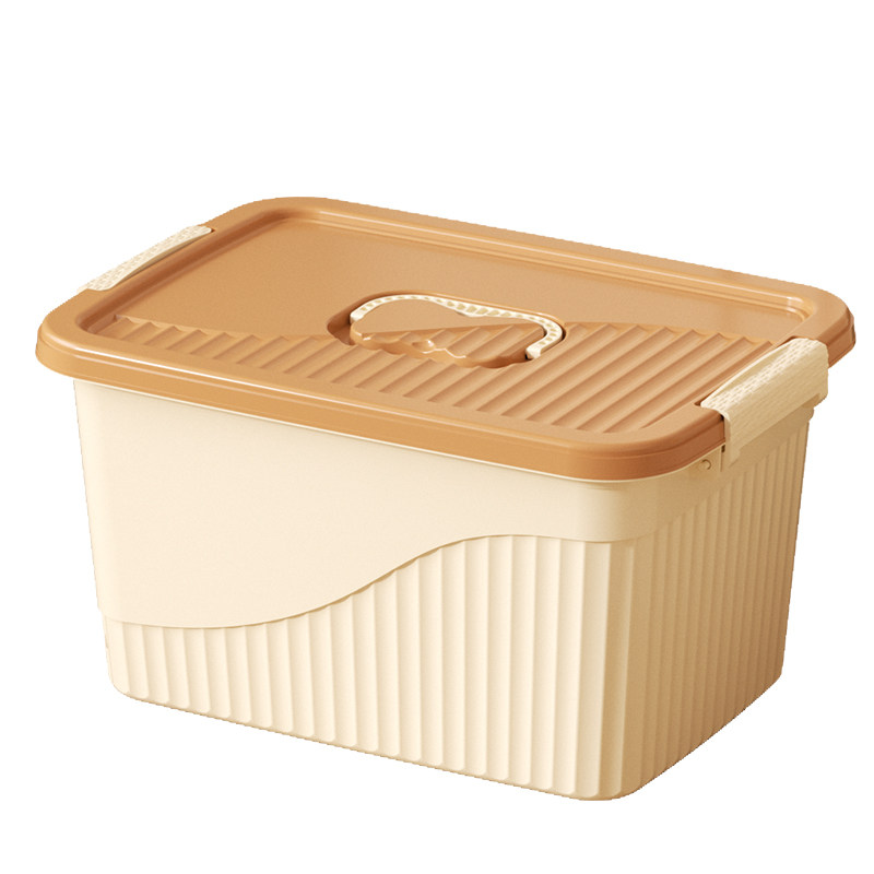 收纳箱大号带盖家用衣物玩具零食书本手提储物盒大容量塑料整理箱,淘宝优惠券,粉丝福利购,淘宝优惠卷