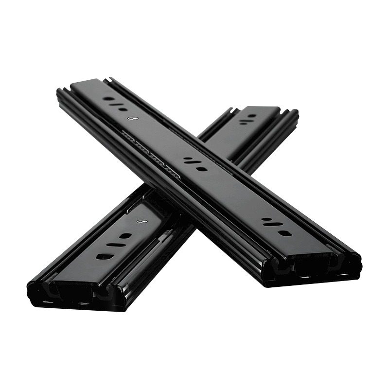 抽屉滑道阻尼推拉滑轨不锈钢轨道侧装三节轨键盘二节导轨抽拉承重,淘宝优惠券,粉丝福利购,淘宝优惠卷